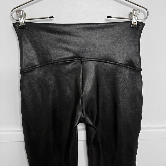 SPANX Black Faux Leather Leggings - Picture 7 of 11